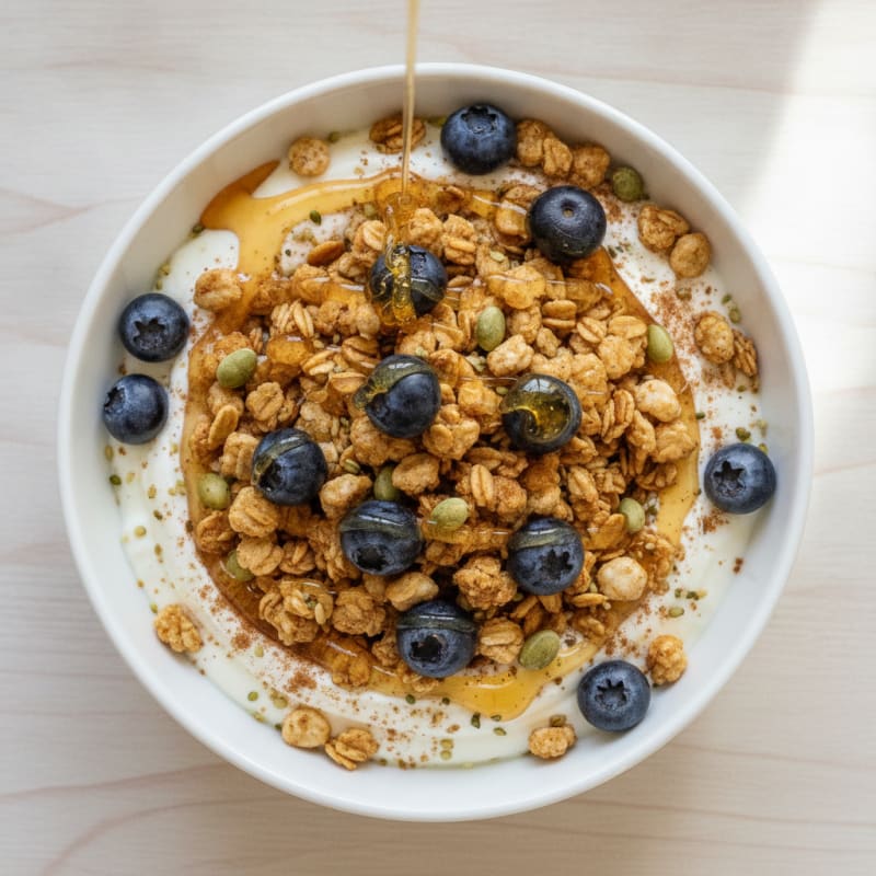 Honey Greek Yogurt with Granola