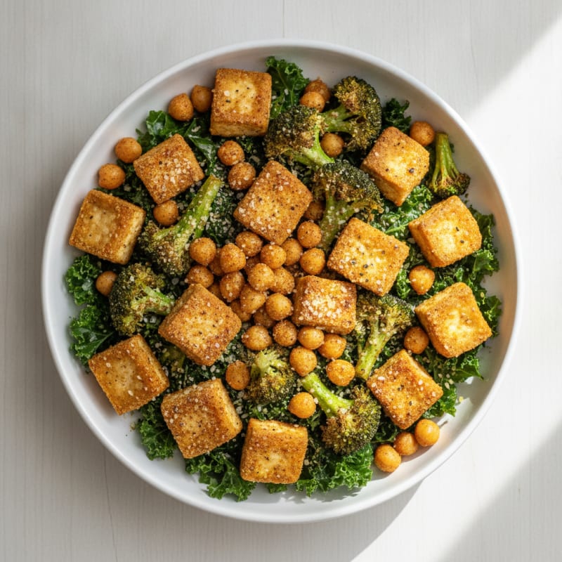 Roasted Chickpea and Veggie Power Bowl
