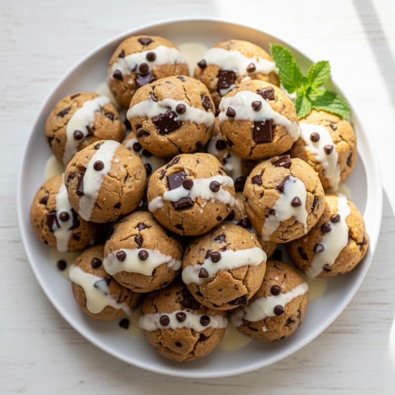 Creamy Chocolate Chip Cookie Dough Bites