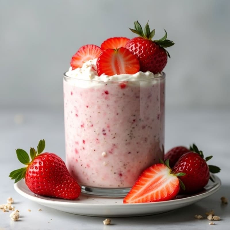 Creamy Strawberry Overnight Oats