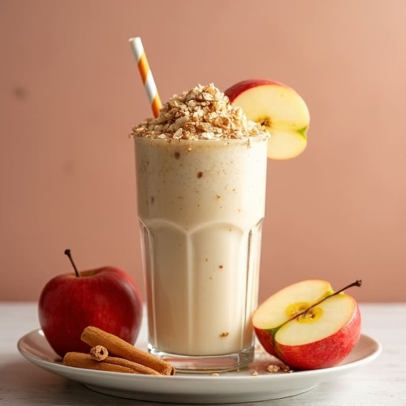 Cinnamon-Vanilla Apple Pie Protein Smoothie