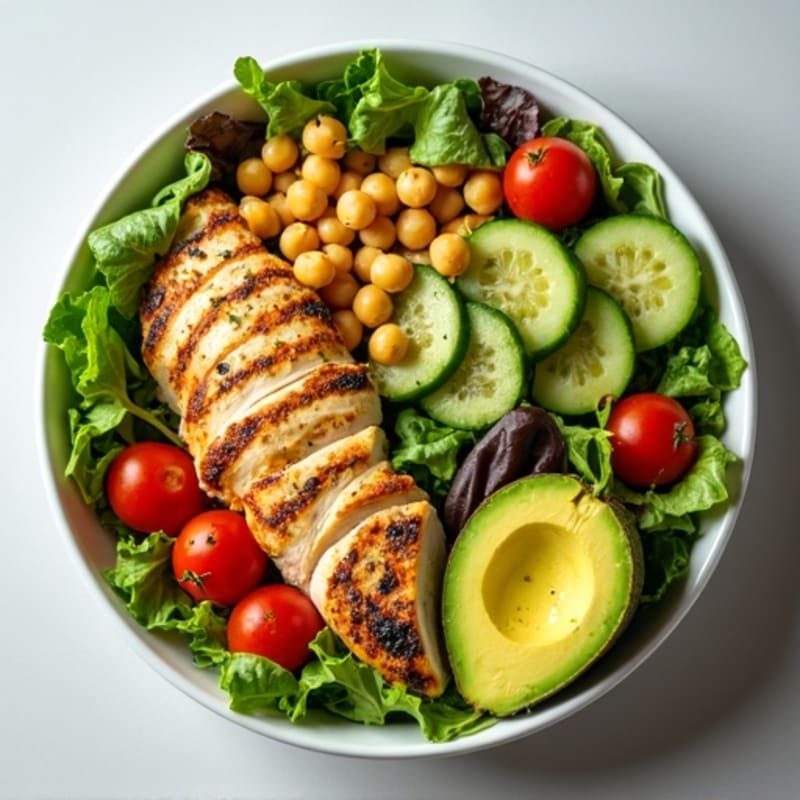 Crisp Avocado Salad Bowl
