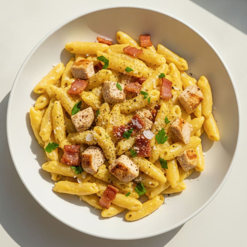 Classic Carbonara with Crispy Pancetta