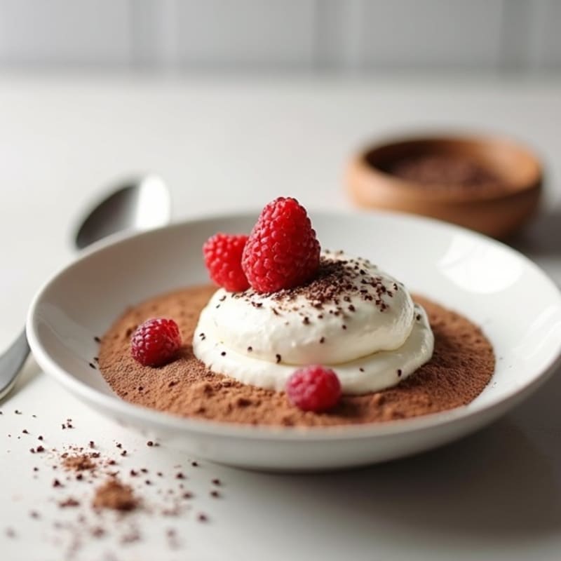 Cottage Cheese Protein Mousse with Cocoa and Chia Seeds