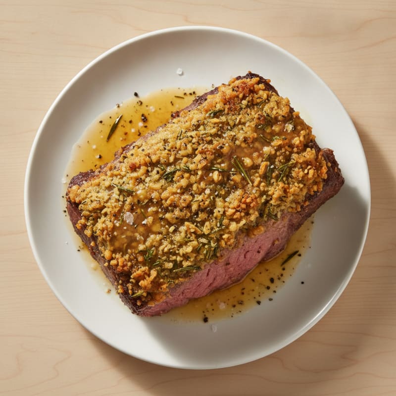 Garlic-Herb Crusted Prime Rib