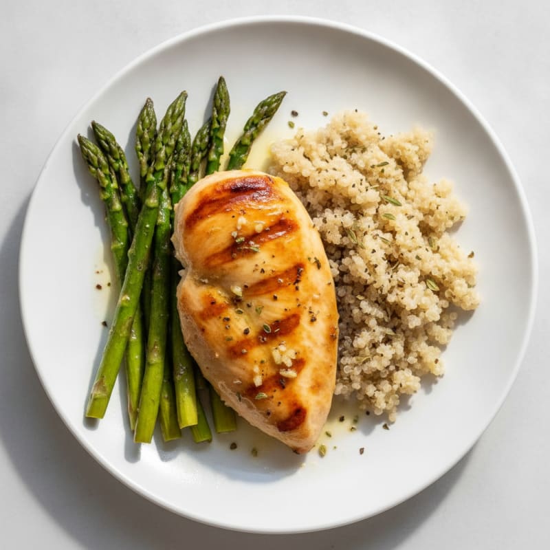 Lemon Herb Chicken with Roasted Asparagus