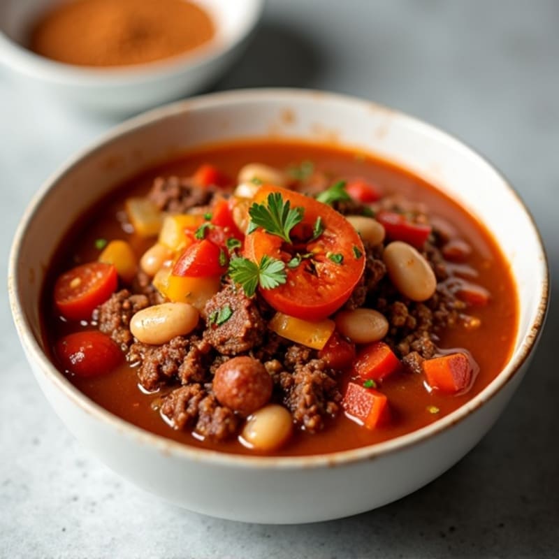 Hearty Slow Cooker Beef Chili