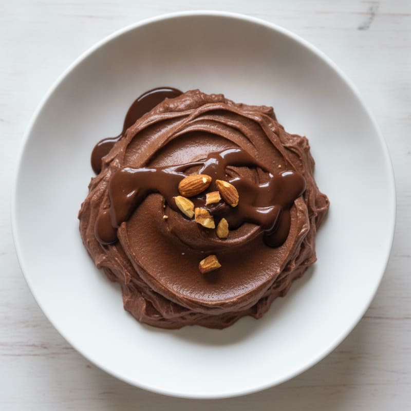 Protein Chocolate Mousse with Silken Tofu and Almond Butter