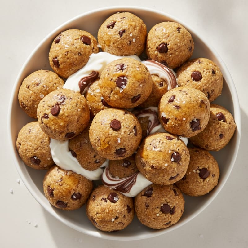 No-Bake Cookie Dough Protein Bites