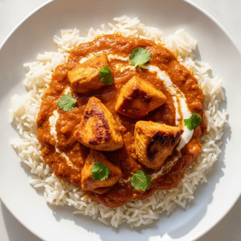 Spiced Butter Chicken with Basmati Rice