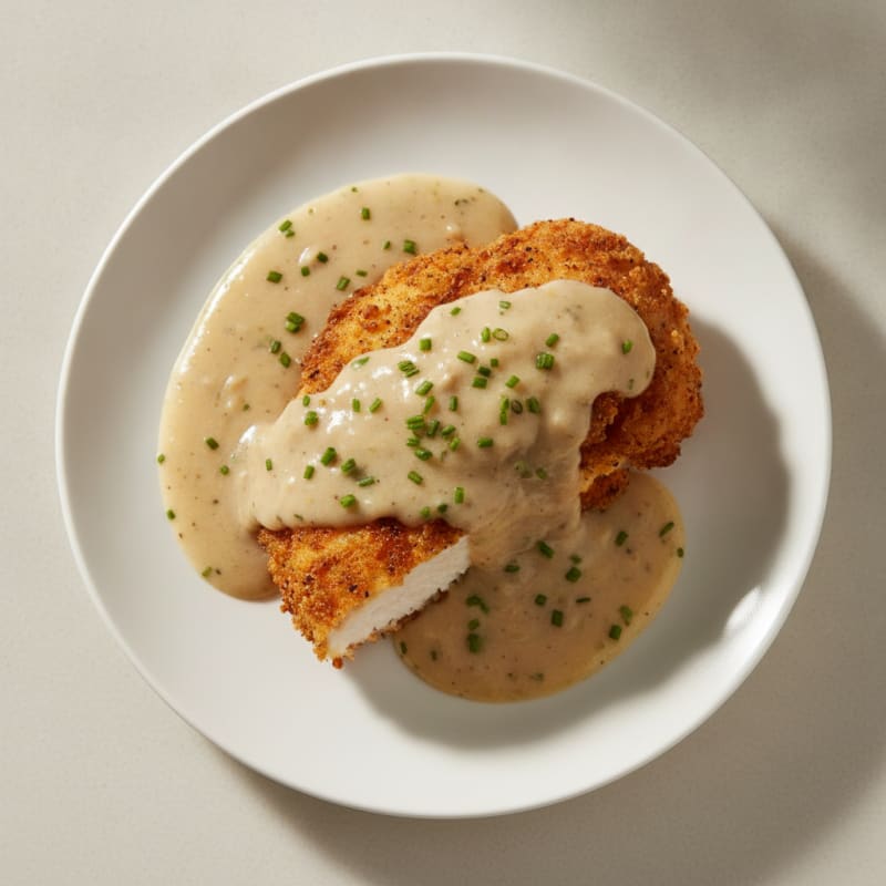 Buttermilk Fried Chicken with Creamy Gravy