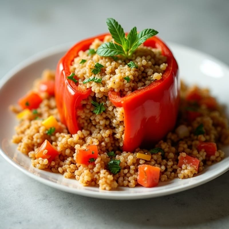 Protein-Packed Turkey and Quinoa Stuffed Bell Peppers