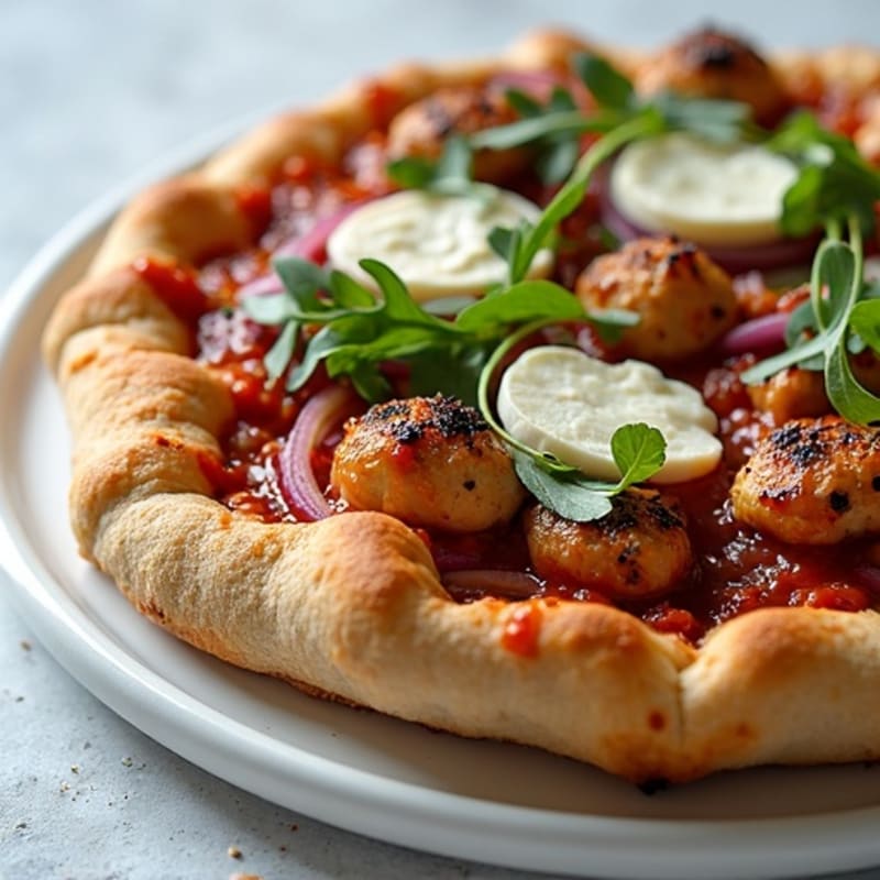 Crispy BBQ Chicken Flatbread Pizza