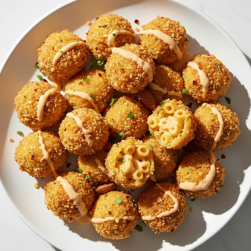 Golden Macaroni and Cheese Bites