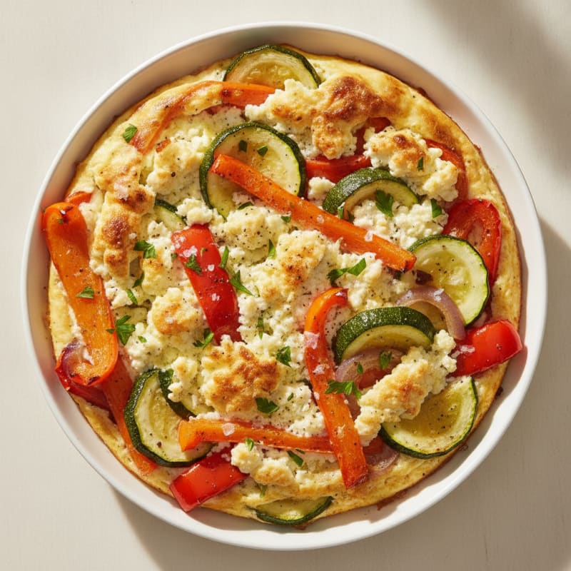 Baked Eggs with Roasted Vegetables