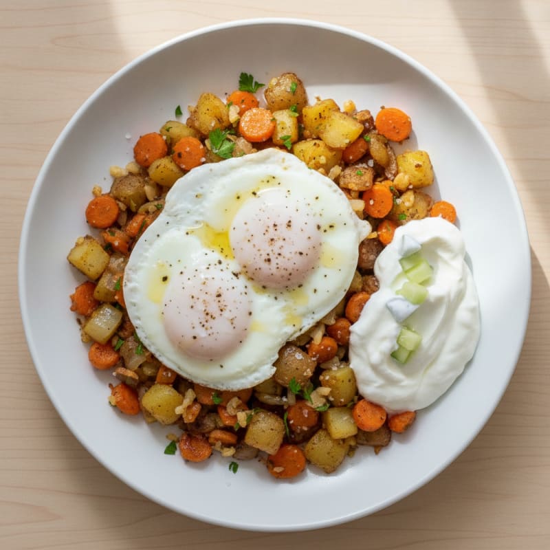 Savory Egg and Vegetable Hash