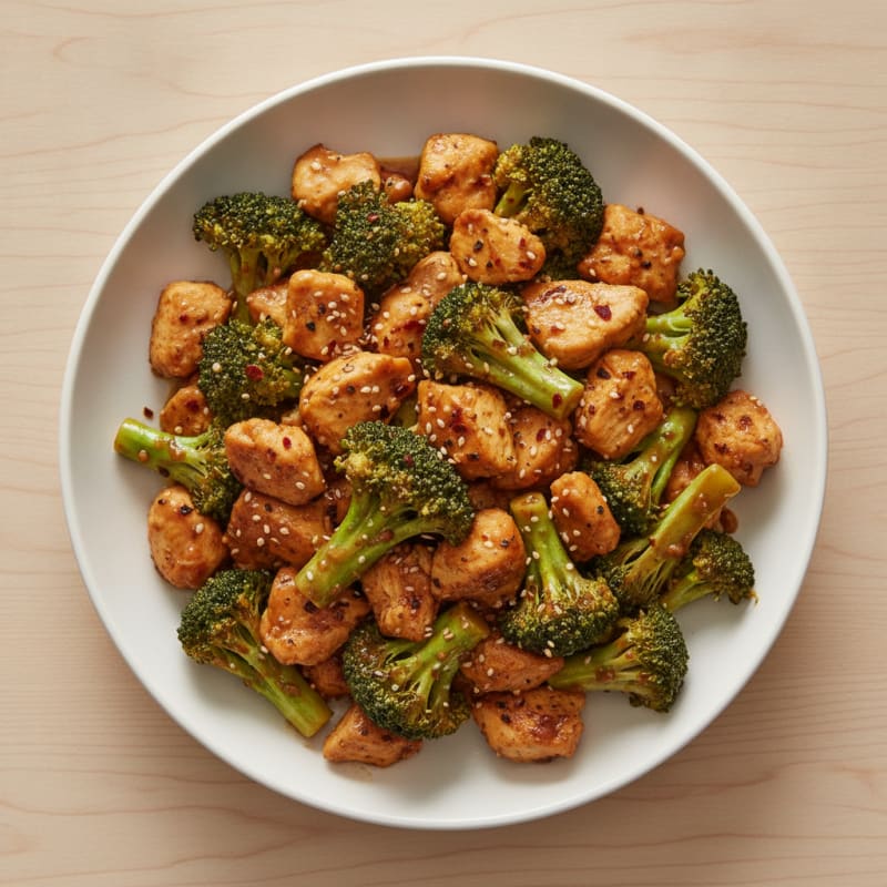 Garlic Chicken and Broccoli Stir-Fry