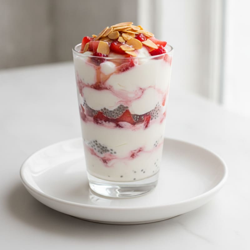 Creamy Greek Yogurt Protein Parfait with Berries