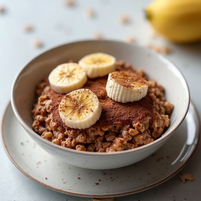 Molten Chocolate Protein Baked Oats