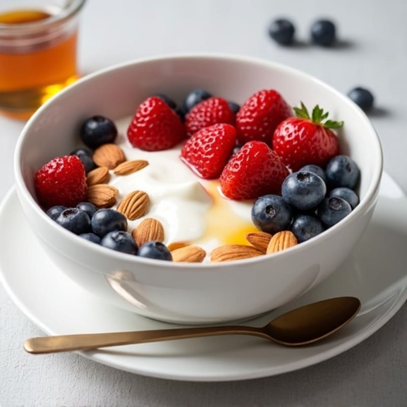 Creamy Greek Yogurt Protein Bowl with Mixed Berries