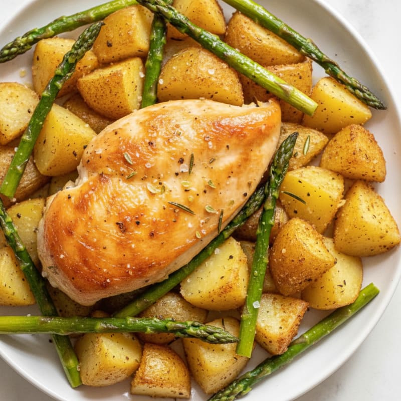 Lemon Herb Roasted Chicken and Potatoes