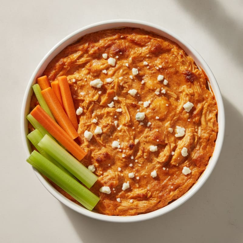 High-Protein Buffalo Chicken Dip