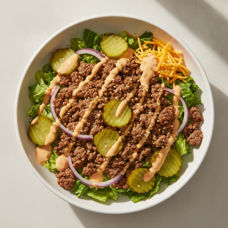Big Mac Protein Bowl