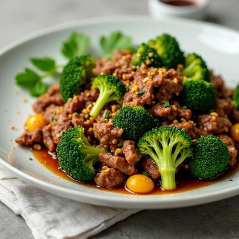 Savory Beef and Crispy Broccoli Stir-Fry