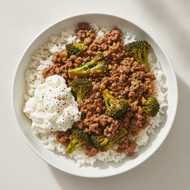 Beef and Broccoli Rice Bowl