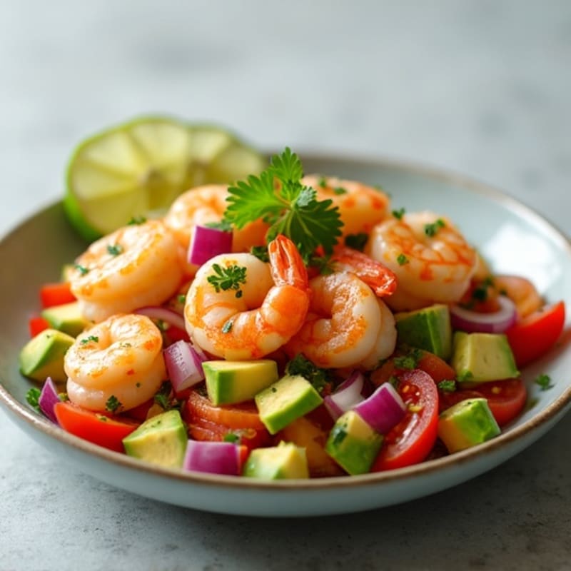 Citrus-Marinated Shrimp and Avocado Ceviche