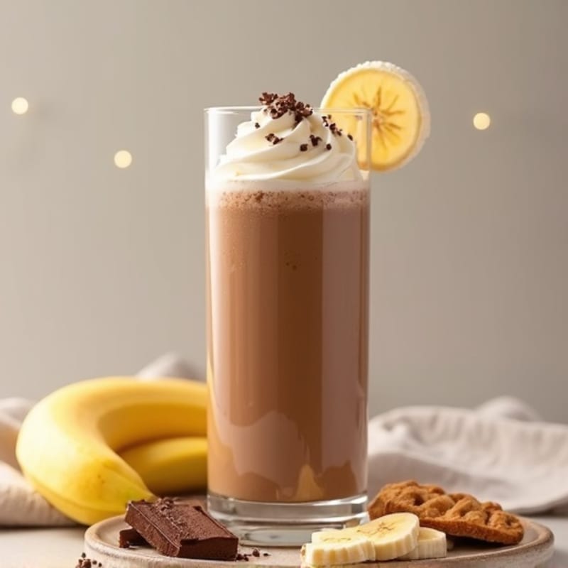 Creamy Chocolate Peanut Butter Protein Shake