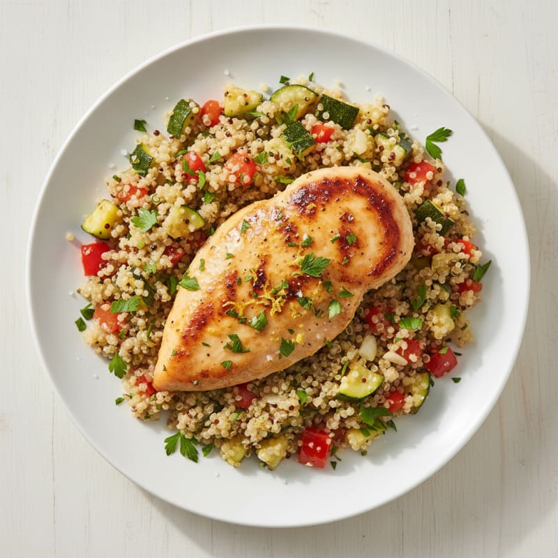 Lemon Herb Chicken and Quinoa