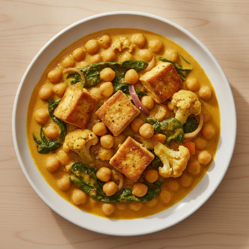 Hearty Chickpea and Vegetable Curry