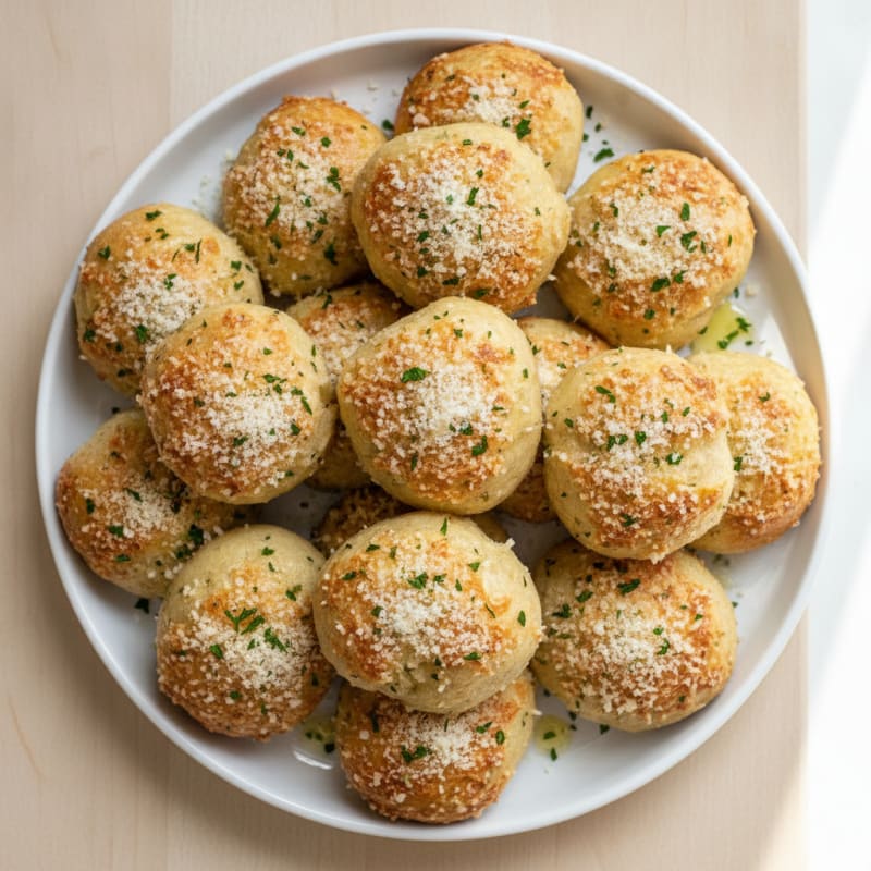 Garlic Parmesan Pretzel Bites