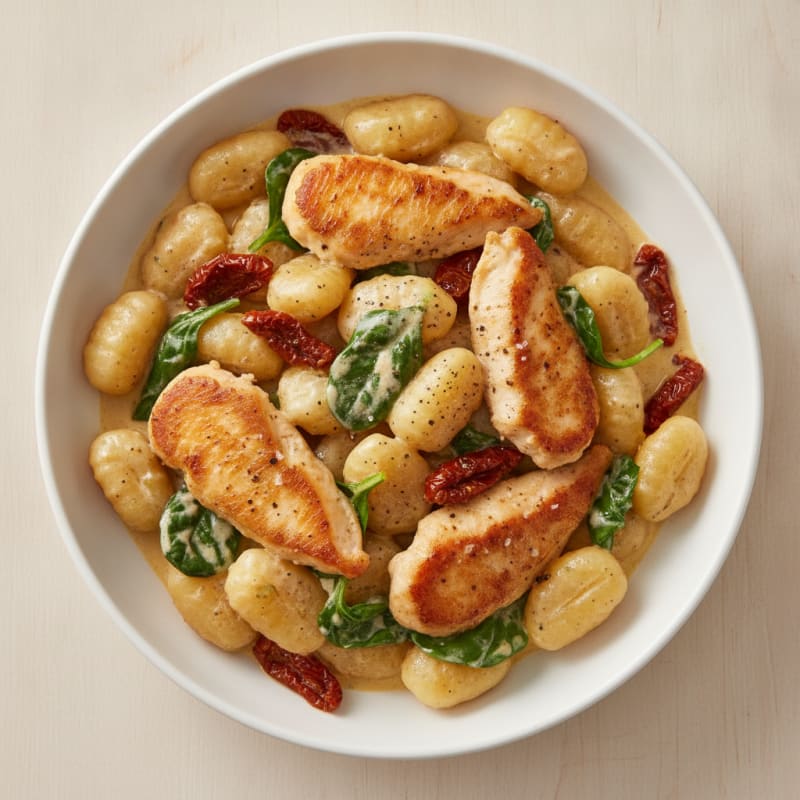 Boursin Gnocchi with Sun-Dried Tomatoes