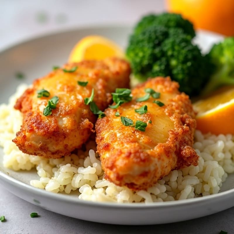 Crispy Air-Fried Orange Chicken