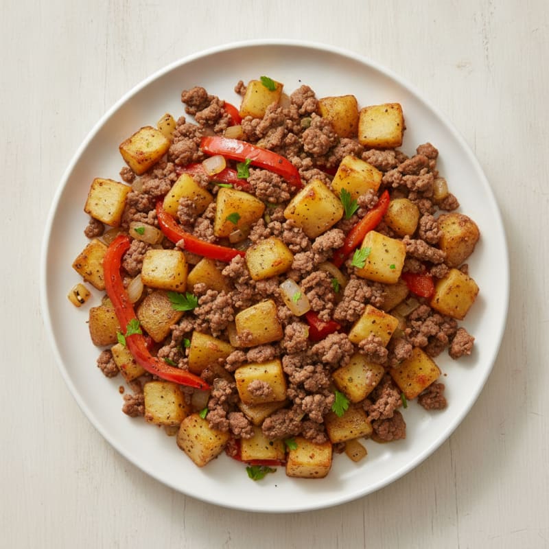 Ground Beef and Potato Hash