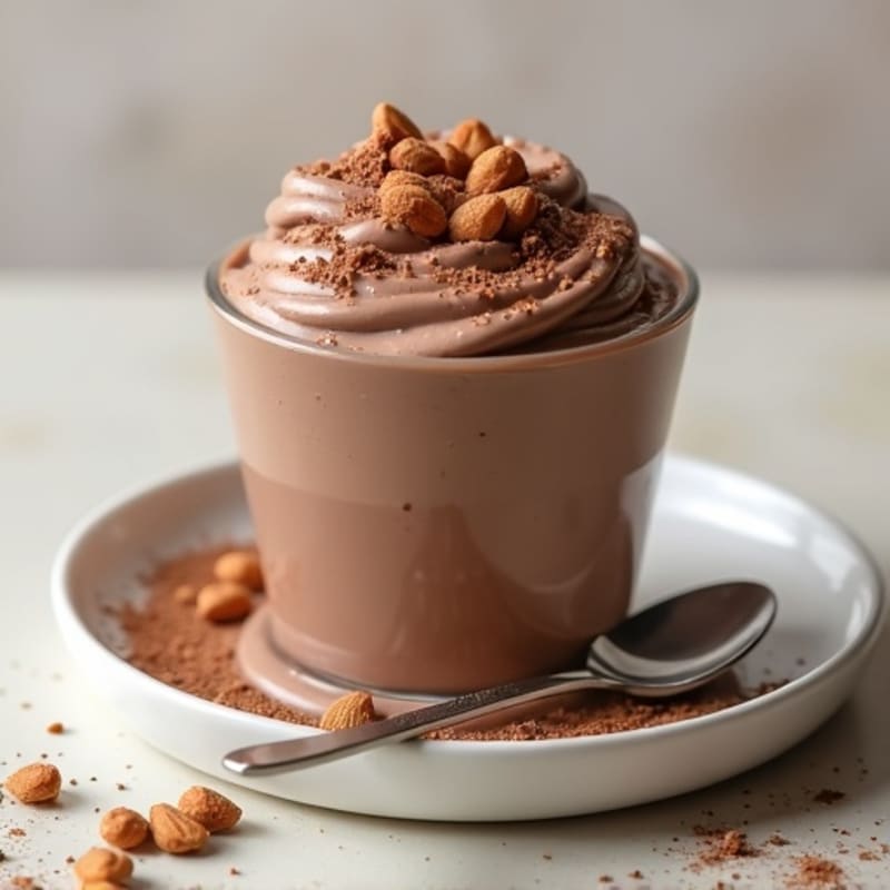 Silky Chocolate Protein Pudding with Greek Yogurt