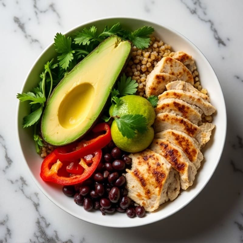 Zesty Lime Quinoa Black Bean Bowl