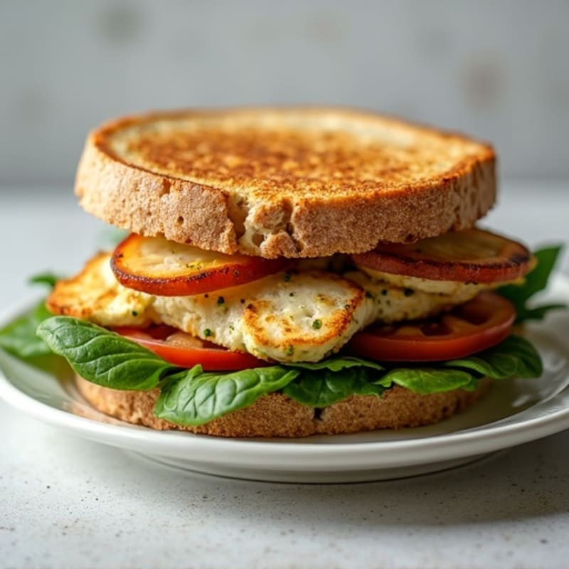 Grilled Chicken Pesto Sandwich