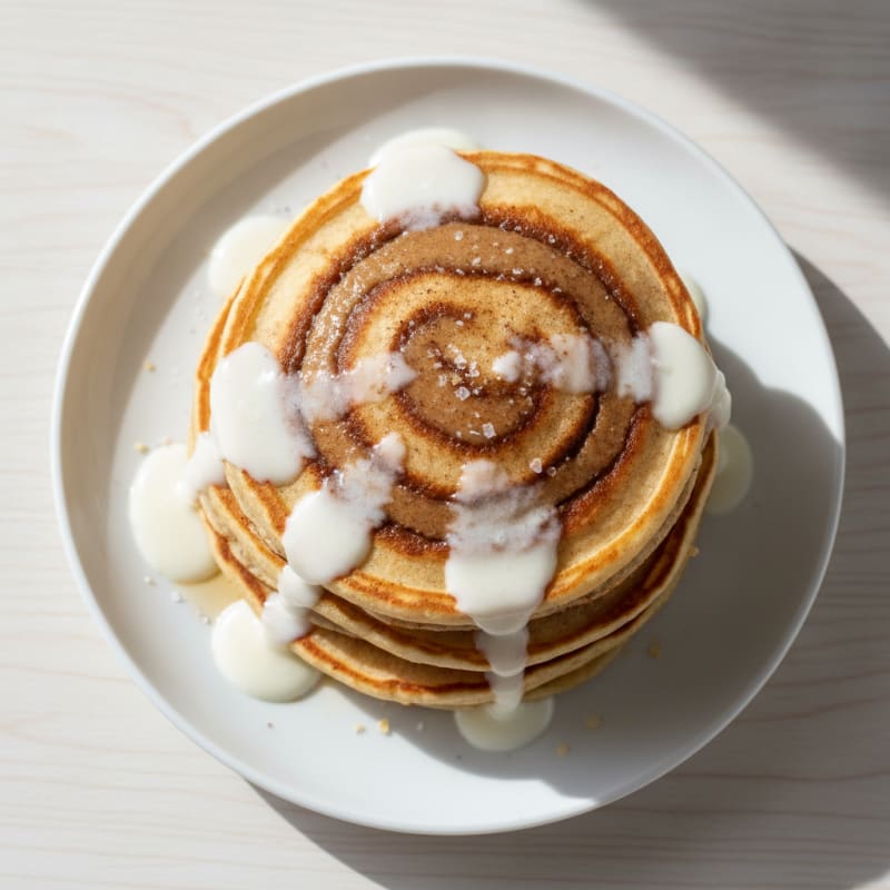 Cinnamon Swirl Buttermilk Pancakes