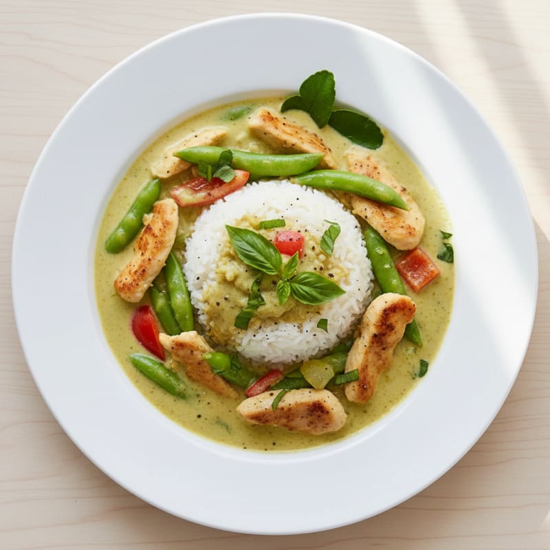 Creamy Thai Green Curry Chicken