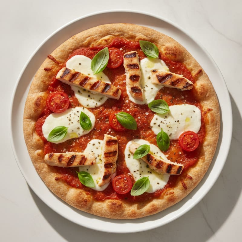 High-Protein Margherita Flatbread