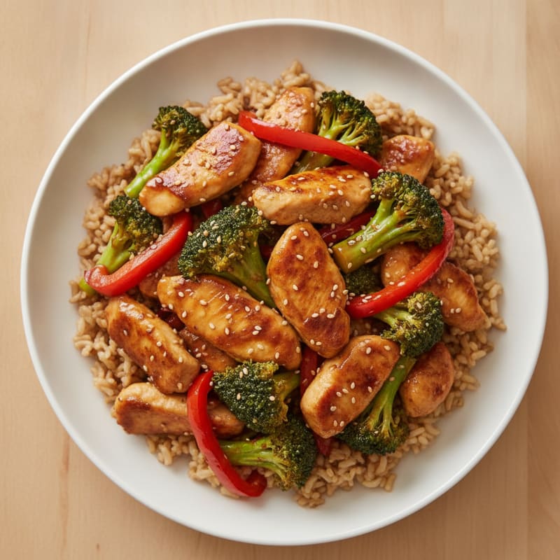 Teriyaki Chicken Stir-Fry with Broccoli