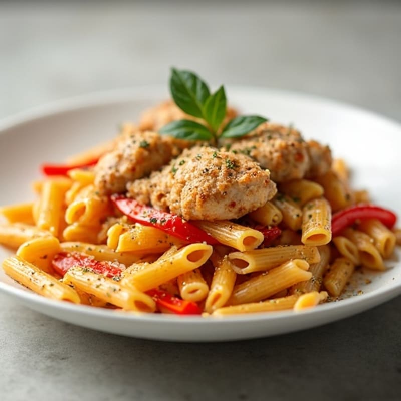 Creamy Cajun Chicken Pasta with Bell Peppers