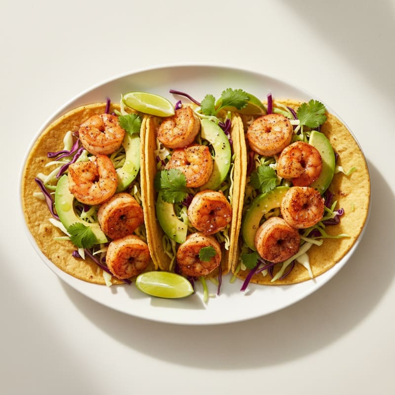 Smoky Chili-Lime Shrimp Tacos