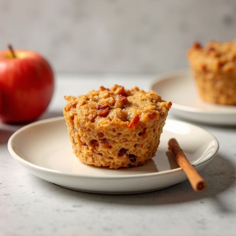 Maple-Cinnamon Baked Apple Oatmeal Cups