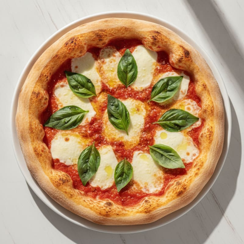 Classic Margherita Pizza with Fresh Basil