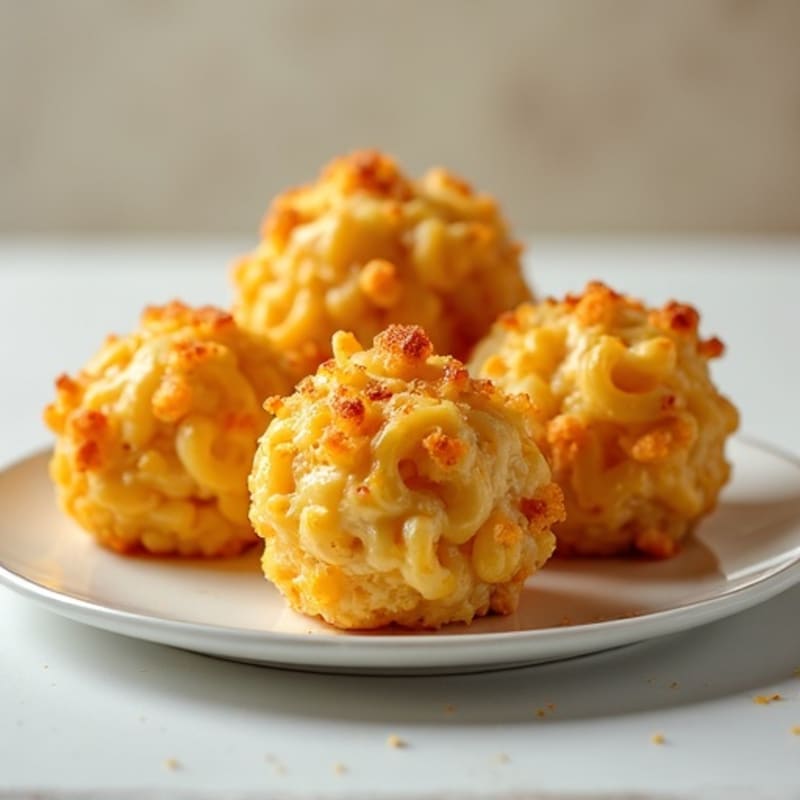 Crispy Baked Cauliflower Mac and Cheese Bites
