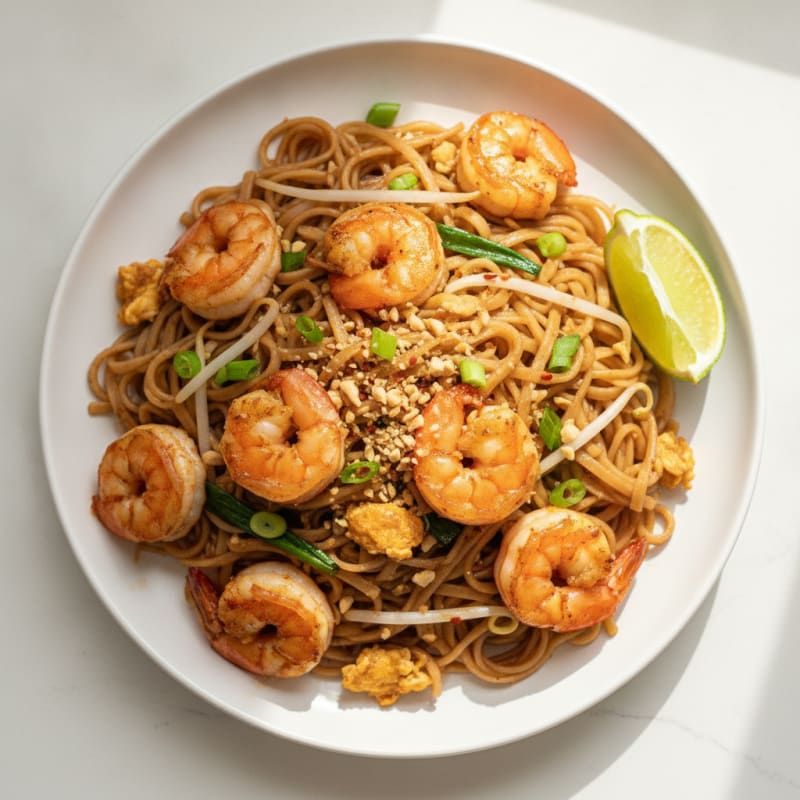 Shrimp Pad Thai Noodles